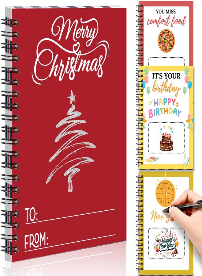 MDPrints Global Merry Christmas Gift Card Book, Greeting Card Holder Organizer 5''x7'' Booklet for College Student (Book 20 - Image 1