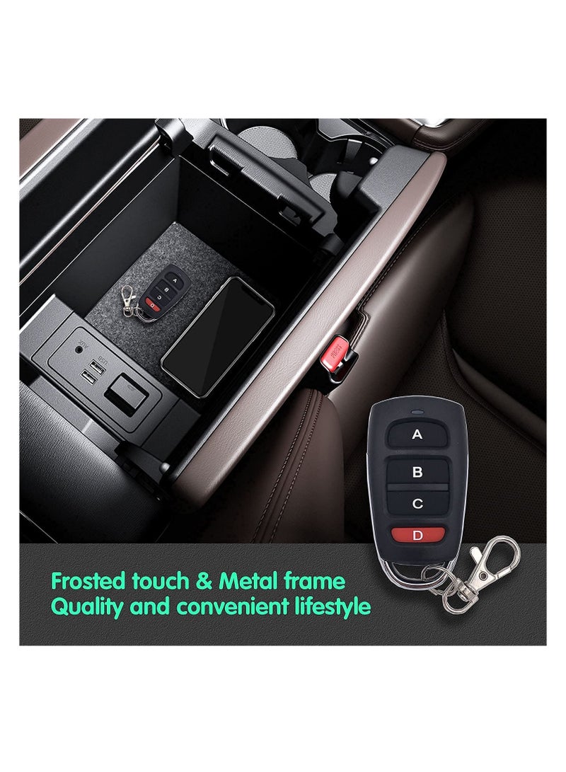 SYOSI, 3pcs 433mhz Garage Door Cloning Remote Control Keys, Universal Strong Wireless Copy Remote Control Keychain - Image 3