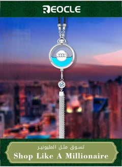 REOCLE Refreshing Diffuser Container Car Logo Perfume Pendant Crystal Ornament Car Air Refreshing Diffuser Container for Rearview Mirror Pendant  - Image 1
