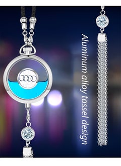 REOCLE Refreshing Diffuser Container Car Logo Perfume Pendant Crystal Ornament Car Air Refreshing Diffuser Container for Rearview Mirror Pendant  - Image 3