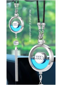 REOCLE Refreshing Diffuser Container Car Logo Perfume Pendant Crystal Ornament Car Air Refreshing Diffuser Container for Rearview Mirror Pendant  - Image 4