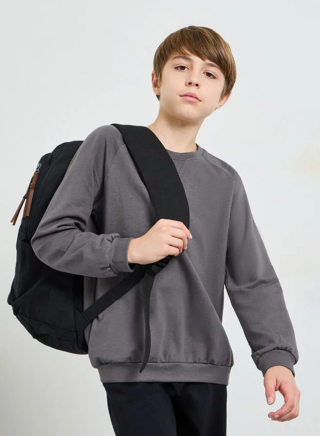 ستايلي Teen Unisex Cotton Regular Fit Sweatshirt