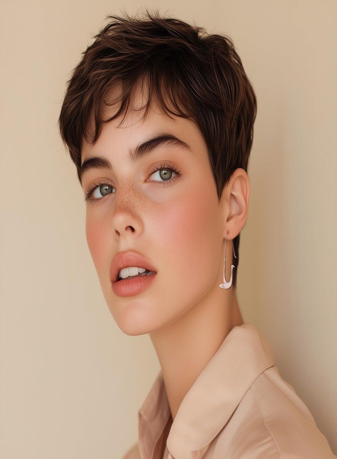 نوفيكا أقراط حلقية من الفضة الإسترلينية مصنوعة يدويًا من نوفيكا، بتصميم طائر متدلي مستوحى من الحيوانات التايلاندية [1.8 بوصة طول × 0.9 بوصة عرض] "حمامة فضية" - Image 4