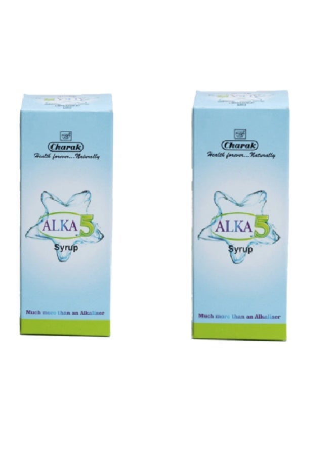 Charak Alka 5 Syrup 100ml Twin Pack (2 x 100ml) - Image 1