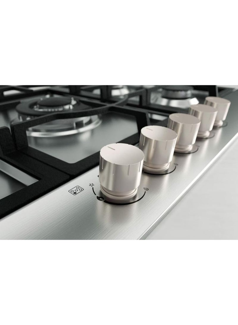 Built-in Gas Cooker with 5 Burners, Stainless Steel CG5Z3626S.CSTZEEC - Image 4