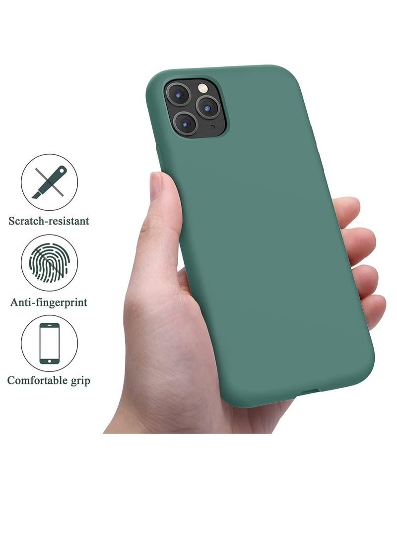 LEDIN Silicone Case for iPhone 11 Pro Max Silky Soft Touch Full Body Protective Phone Case Shockproof Cover with Microfiber Lining - Image 3