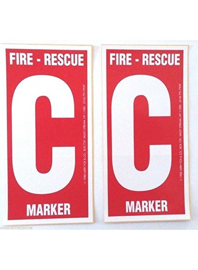 2 Pack Child Finder Decals for Windows Alert Fireman of Child Inside