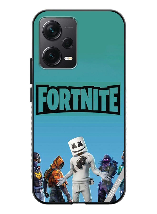 VR CREATIVE Protective Case Cover For Xiaomi Redmi Note 12 Discovery Fortnite Design Multicolour - Image 1