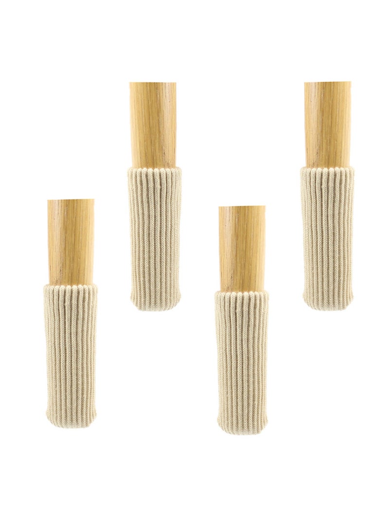 Generic 16pcs Furniture Chair Leg Cover Knitted Chair Leg Protector Moving Easily and Reduce Noise Wood Floor Protectors - Image 4