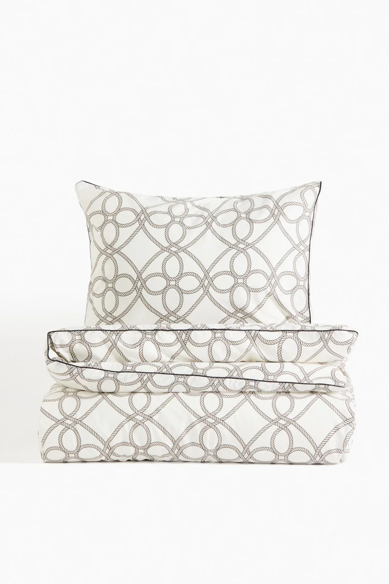 اتش اند ام غطاء لحاف مقاس مفرد منقوش