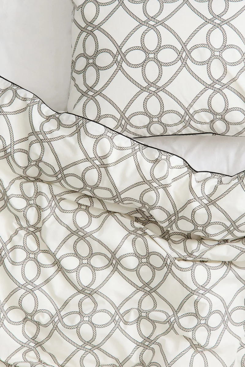 اتش اند ام غطاء لحاف مقاس مفرد منقوش