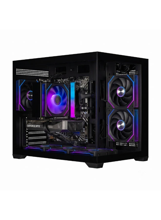 تجميعة بي سي العاب TechTroniX – TTX-ECO BLACK - RTX 5060 || i5-14400F || H610 + WiFi-Bluetooth || 32GB DDR4 || 1TB M.2