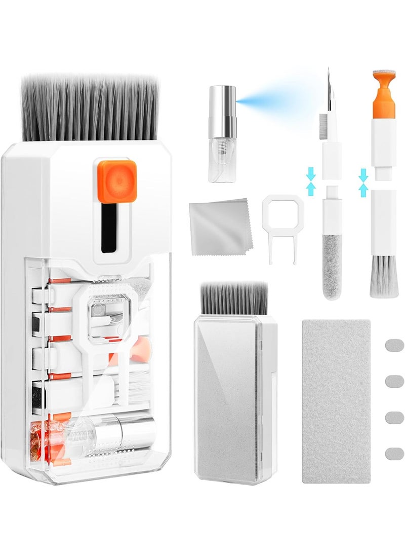 ريتش لايف مجموعة تنظيف لوحة المفاتيح، منظف لوحة مفاتيح شامل، منظف لوحة مفاتيح الكمبيوتر الشخصي مع فرشاة، تنظيف لوحة المفاتيح، مجموعة تنظيف الكمبيوتر المحمول، منظف لوحة مفاتيح الهاتف المحمول لأجهزة iPhone والكمبيوتر اللوحي والكمبيوتر والكاميرا - Image 1