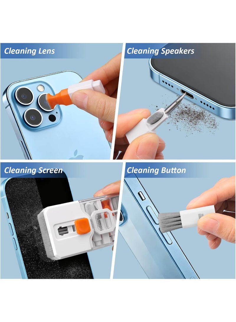 ريتش لايف مجموعة تنظيف لوحة المفاتيح، منظف لوحة مفاتيح شامل، منظف لوحة مفاتيح الكمبيوتر الشخصي مع فرشاة، تنظيف لوحة المفاتيح، مجموعة تنظيف الكمبيوتر المحمول، منظف لوحة مفاتيح الهاتف المحمول لأجهزة iPhone والكمبيوتر اللوحي والكمبيوتر والكاميرا - Image 2