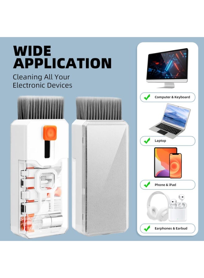 ريتش لايف مجموعة تنظيف لوحة المفاتيح، منظف لوحة مفاتيح شامل، منظف لوحة مفاتيح الكمبيوتر الشخصي مع فرشاة، تنظيف لوحة المفاتيح، مجموعة تنظيف الكمبيوتر المحمول، منظف لوحة مفاتيح الهاتف المحمول لأجهزة iPhone والكمبيوتر اللوحي والكمبيوتر والكاميرا - Image 3