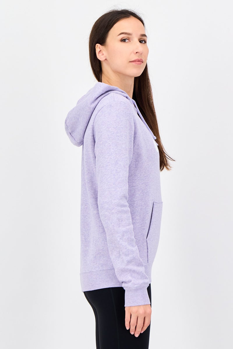 Nike هودي خارجي طويل الأكمام للنساء، لافندر - Image 2