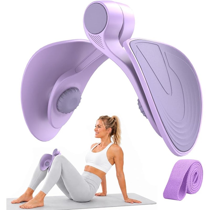 Tinrief 35 LB Thigh Exerciser Kegel Exerciser, Pelvic Floor Trainer, Kegel Trainer for Postpartum Rehabilitation, Trimmer Inner Thigh, Thigh Toner Workout (35LB Purple) - Image 1