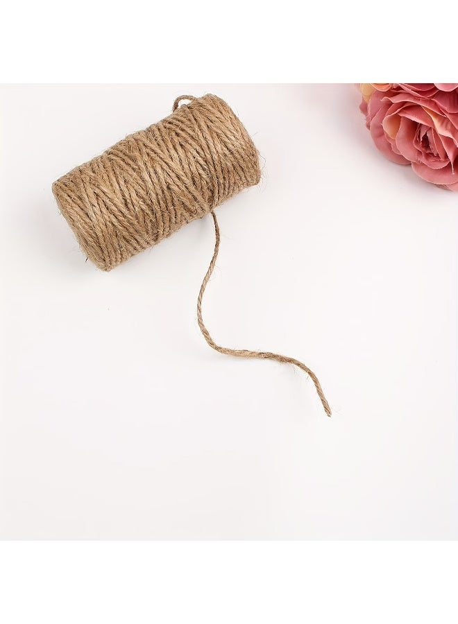 Kandid 100 M Cooking Twine, Strong Food Safe Cotton Wraps String for Tying Meat, Baking, DIY Crafts, Gifts Making Sausage Packaging Decoration Macrame Yarn Cord Thickness 2MM(Brown) - Image 2