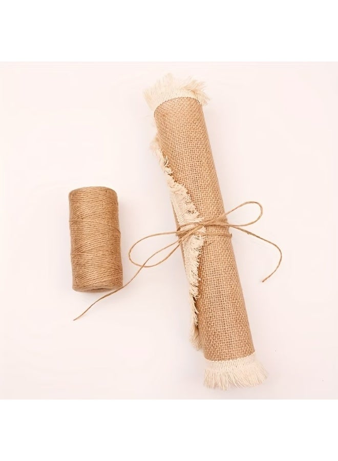 Kandid 100 M Cooking Twine, Strong Food Safe Cotton Wraps String for Tying Meat, Baking, DIY Crafts, Gifts Making Sausage Packaging Decoration Macrame Yarn Cord Thickness 2MM(Brown) - Image 4
