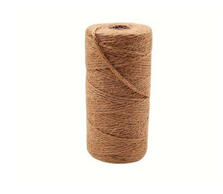 Kandid 100 M Cooking Twine, Strong Food Safe Cotton Wraps String for Tying Meat, Baking, DIY Crafts, Gifts Making Sausage Packaging Decoration Macrame Yarn Cord Thickness 2MM(Brown) - Image 1