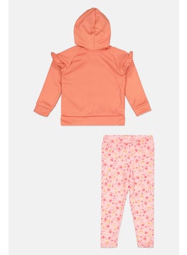 Body Glove Toddlers Girl 2 Pieces Long Sleeves Sweatshirt And Pants Set, Multicolor  - Image 2