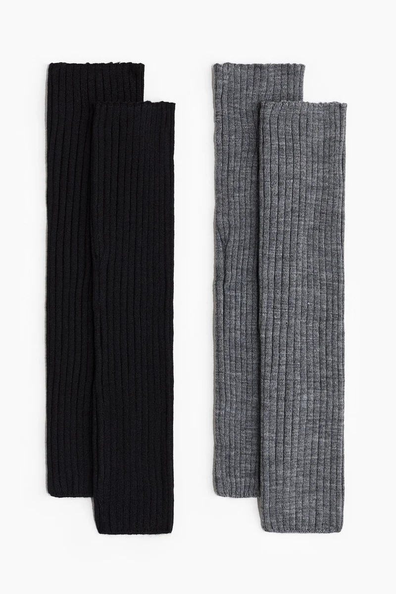 H&M 2-Pack Rib-Knit Leg Warmers