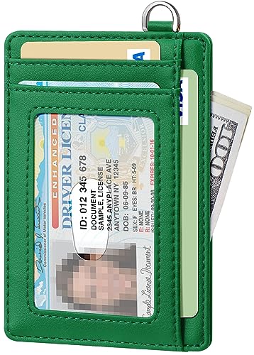 FurArt محفظة FurArt نحيفة وعصرية، محفظات جيب أمامية، حجب RFID، حامل بطاقات ائتمان للرجال - أخضر غابة - Image 2