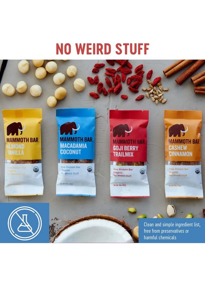 Health & Household Mammoth Bar Variety Pack - A Mixed Box Of Our 4 Signature Protein-Rich Nutritional Bars - Made With Premium Nuts & Egg White Protein • Organic • Paleo • Gluten Free • Gmo Free • Raw  - Image 2