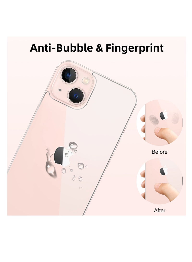 [2 Pack] Phone 13 mini Back Screen Protector for iPhone 13 mini,Anti Scratch/Bubble Back Tempered Glass Screen Protector Ultra Thin Rear Film for iPhone 13 mini (5.4 inch) - Image 3