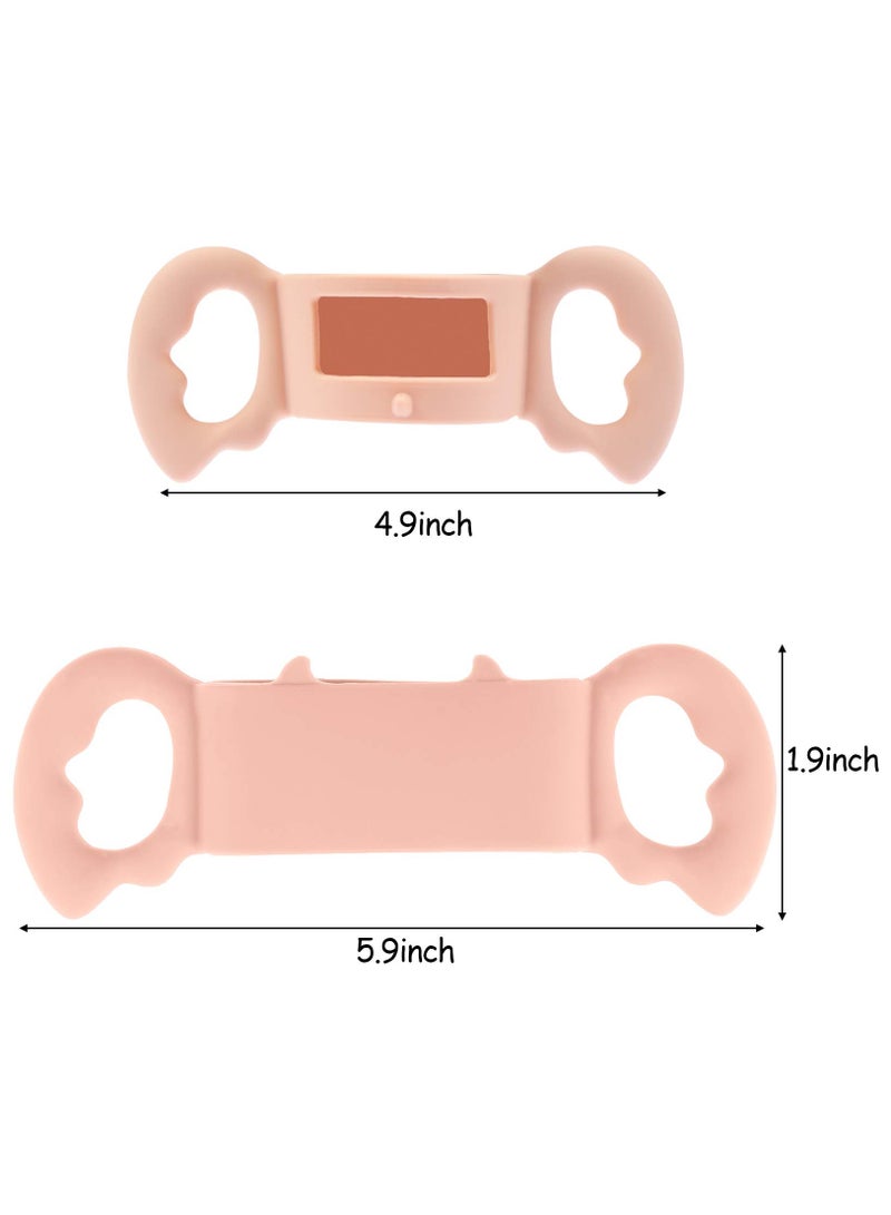 Zikra Silicone Wide-Neck Baby Bottle Handles (4 Pack) - Designed for 3.5-5 cm Diameter Bottles, Perfect for Baby's Gripping and Easy Handling. - Image 5
