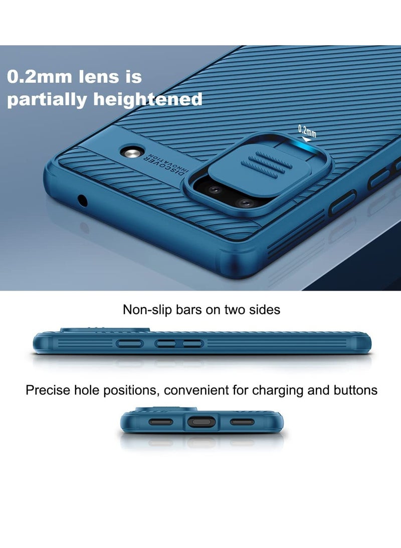 KASTWAVE Case for Pixel 6A with Slide Camera Cover, TPU and Silicone Case for Google Pixel 6A Phone 5G Case 6.1'' - Image 2