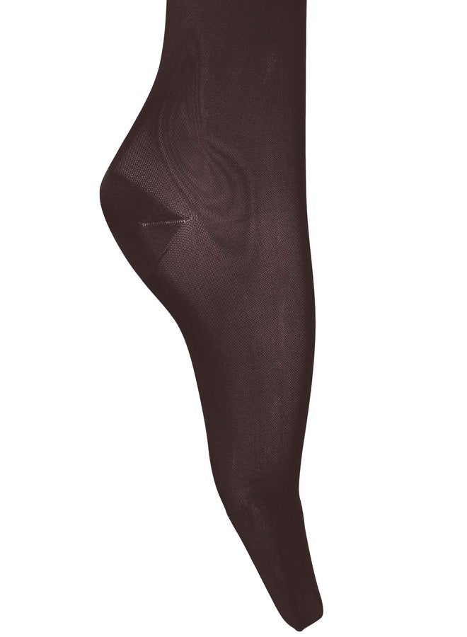 NuVein Medical Compression Pantyhose, 15-20 mmHg Support, Soft Comfort Opaque Microfiber, Black, Large - Image 3
