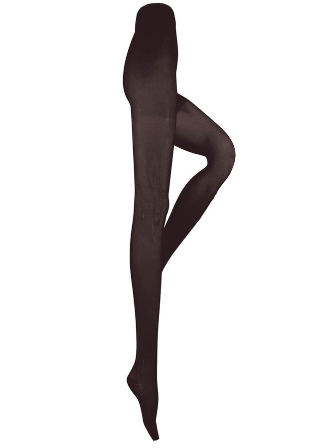 NuVein Medical Compression Pantyhose, 15-20 mmHg Support, Soft Comfort Opaque Microfiber, Black, Large - Image 4