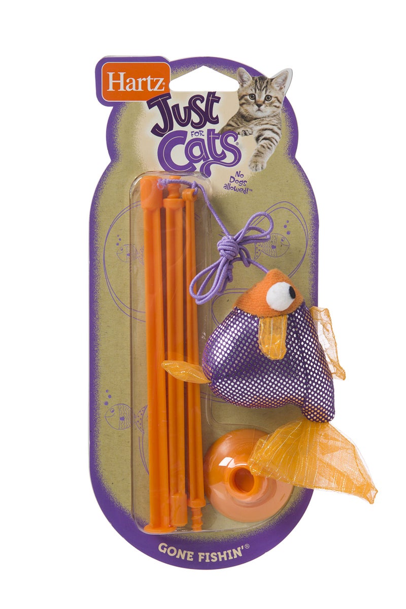 Hartz Just For Cats Gone Fishin' Interactive Cat Toy Wand - Image 3