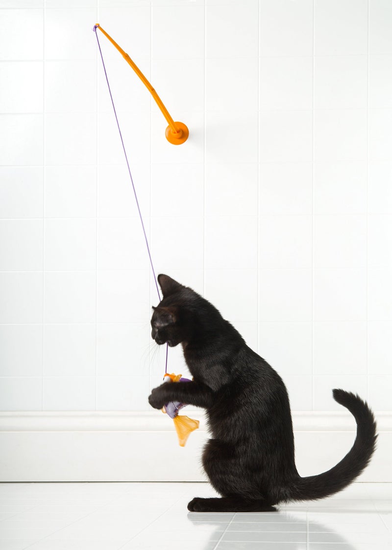 Hartz Just For Cats Gone Fishin' Interactive Cat Toy Wand - Image 5