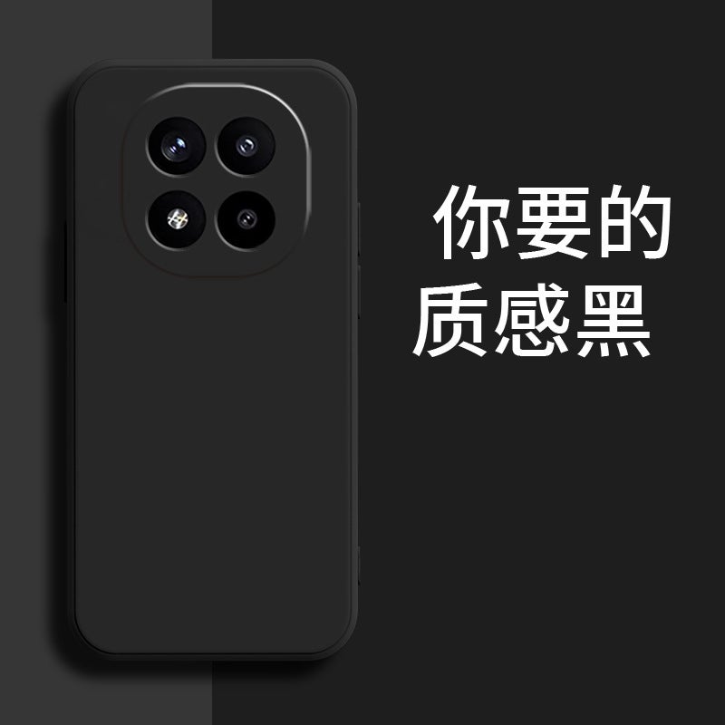 غطاء واقي، مقاوم باللون الأسود للصدمات لـ Redmi Note 15، حماية من السقوط، أسود، سيليكون من السيليكون خفيف الحمل للاستخدام الداخلي للتخزين العملي - Image 1
