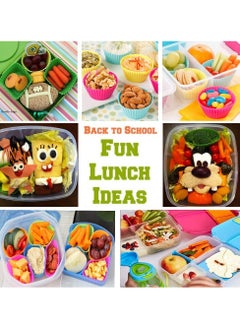 Meishida 50 Pcs Food Fruit Fork Picks for Kids Cute Animals Bento Box Decor ForksCake Little Forks Dessert Forks Mini Cartoon Toothpick for Cake Dessert Pastry Party Supply  - Image 2