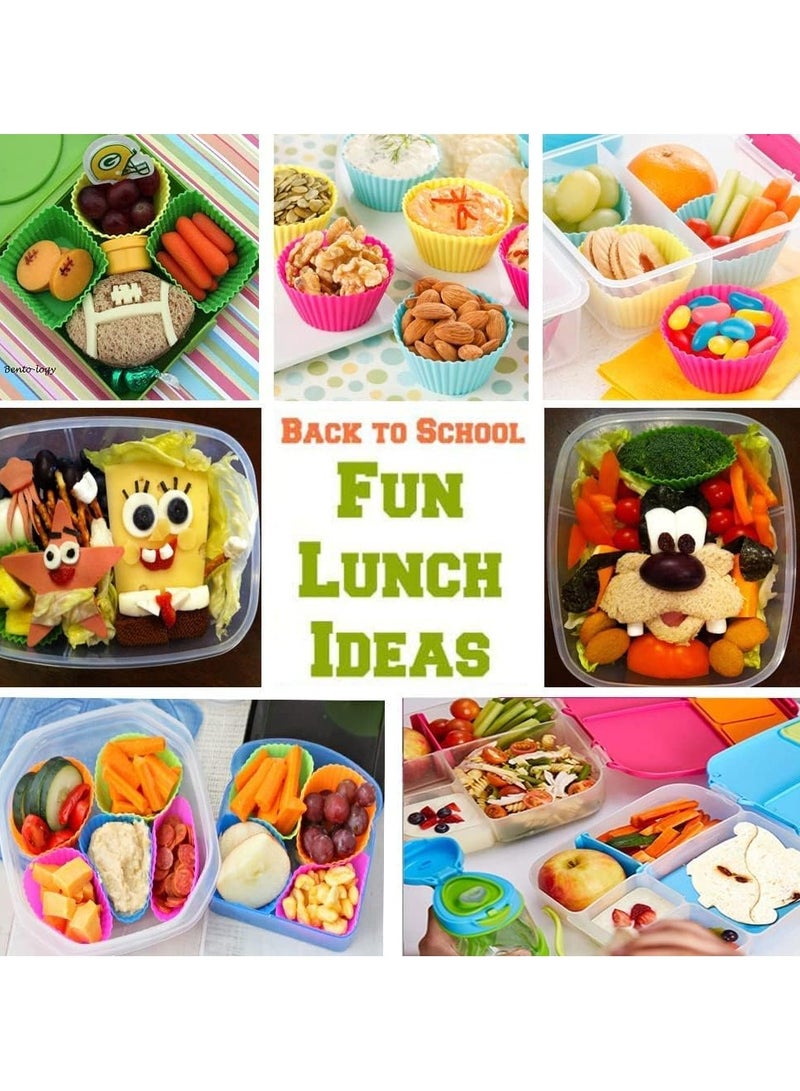 Meishida 50 Pcs Food Fruit Fork Picks for Kids Cute Animals Bento Box Decor ForksCake Little Forks Dessert Forks Mini Cartoon Toothpick for Cake Dessert Pastry Party Supply - Image 2