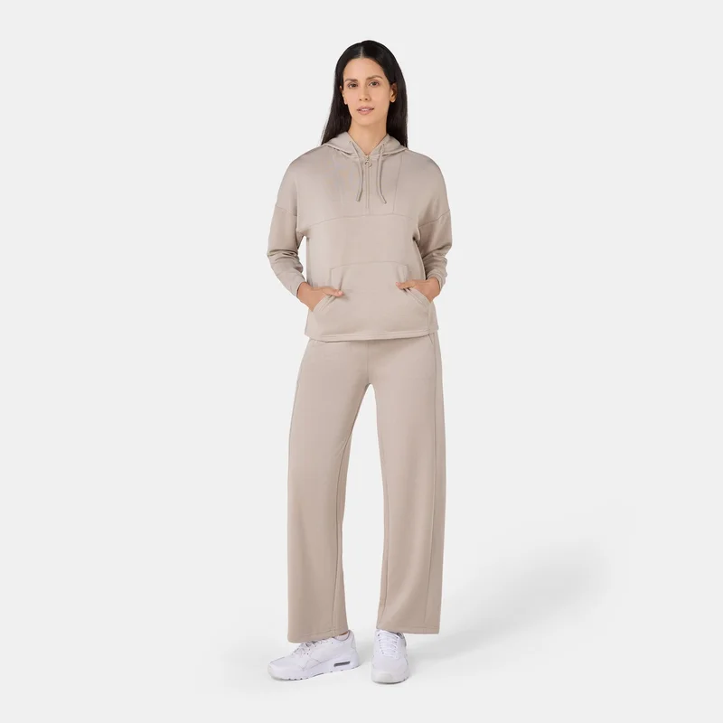 Sun And Sand Sports Beige Women's 1/4-Zip Jacket for Women | Best Price UAE