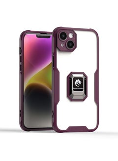 Generic Case Cover For iPhone 13 Armor Shockproof Magnetic Ring Phone Case Red 