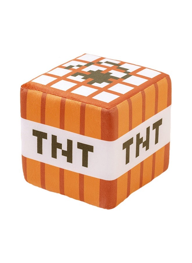 HALAMODO Gaming TNT Dynamite Design Plush Pillow Block Doll Pillow Game Surrounding Sponge Blocks 20cm×20cm - Image 2