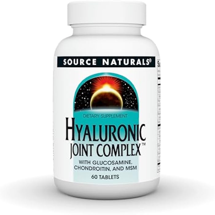 Source Naturals Hyaluronic Joint Complex with Glucosamine, Chondroitin & MSM Extra Strength - 60 Tablets - Image 1