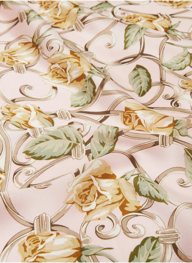ستايلي Floral Print Scarf