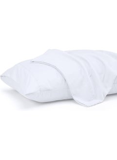 Utopia Bedding Utopia Bedding Queen Pillow Cases - 2 Pack - Envelope Closure - Soft Brushed Microfiber Fabric - Shrinkage and Fade Resistant Pillow Covers 20 X 30 Inches (Queen, White)  - Image 1