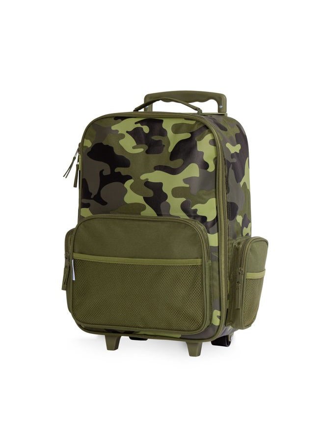 Stephen Joseph Kids' Classic Rolling Luggage, CAMO, One Size - Image 1