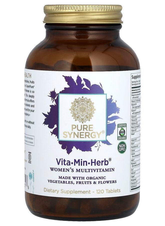 Vita-Min-Herb Women's Multivitamin 120 Tablets