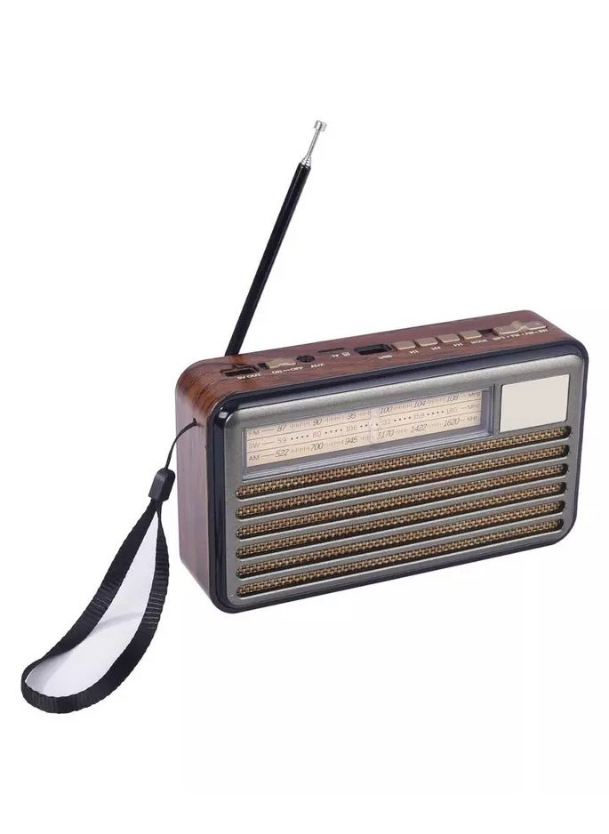 Denx - Hi-Fi Radio, FM/AM/SW ,USB/TF/BT Player, Rechargeable Battery - Image 1