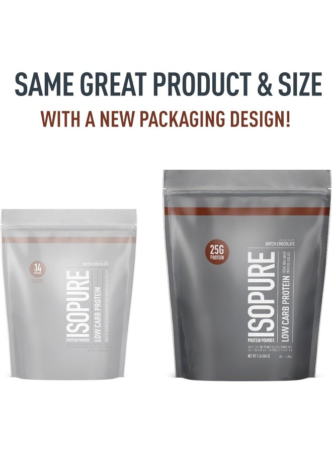 Isopure Isopure Low Carb Whey Protein Isolate Powder With Vitamin C And Zinc 1 Lb , 15 Servings 454 G  - Image 5