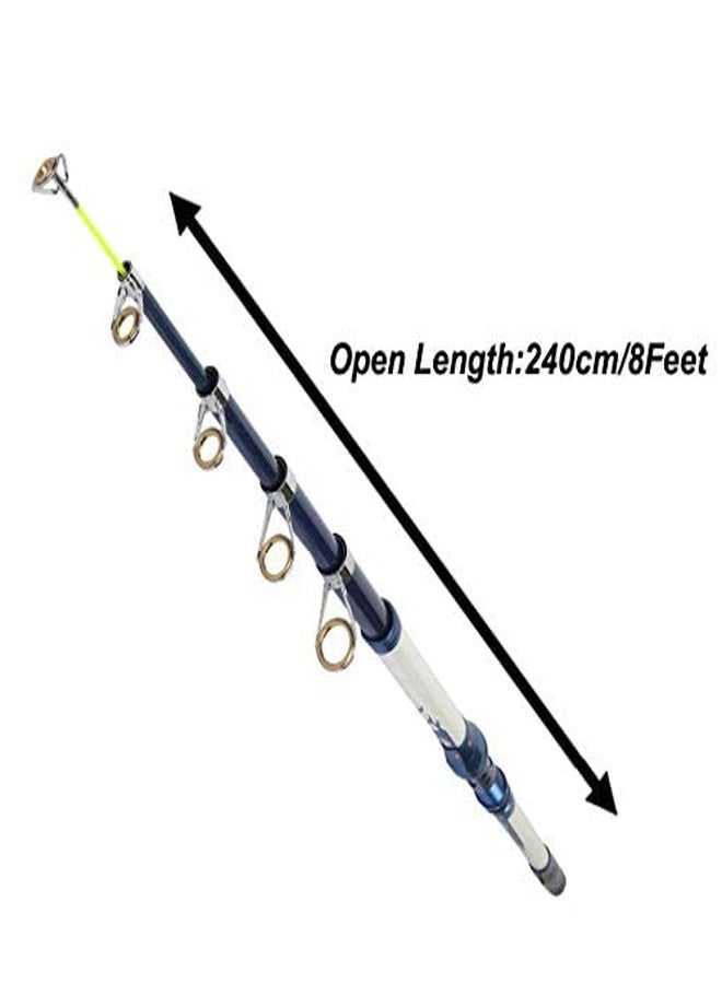 AUF Fishing Portable Fiber Telescopic Rod (240CM/8Feet) - Image 5