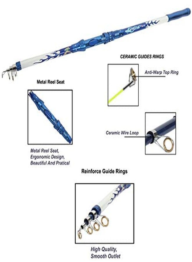AUF Fishing Portable Fiber Telescopic Rod (240CM/8Feet) - Image 4